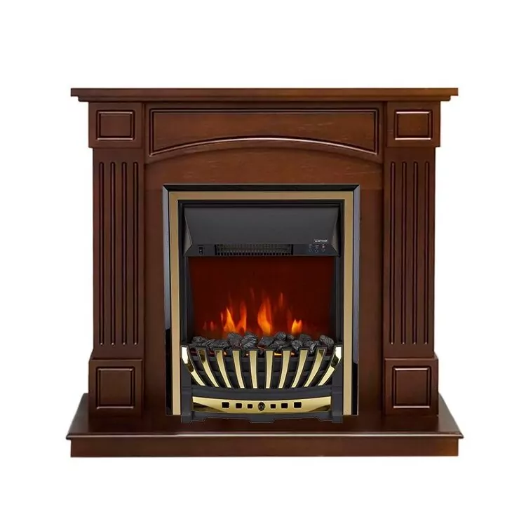 Электрокамин Royal Flame Boston - Темный дуб (Высота 925см) с очагом Aspen Gold