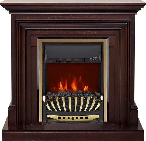 Электрокамин Royal Flame Bradford - Темный дуб с очагом Aspen Gold