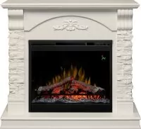 Каминокомплект Dimplex Prague - Белый /Сланец белый с очагом Symphony 26'' DF2624-L