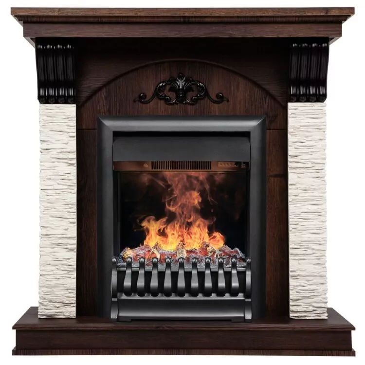 Камин электрический RealFlame Corfino NT c очагом 3D Oregan