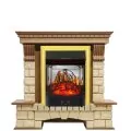 Электрокамин Royal Flame Pierre Luxe - Дуб / Шампань с очагом Majestic FX M Brass 1