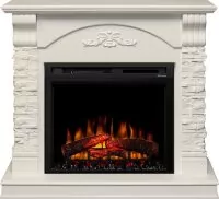 Каминокомплект Dimplex Prague - Белый /Сланец белый с очагом XHD28L-INT