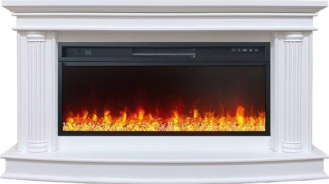 Электрокамин Royal Flame Rome  - Белый с очагом Vision 42 LED