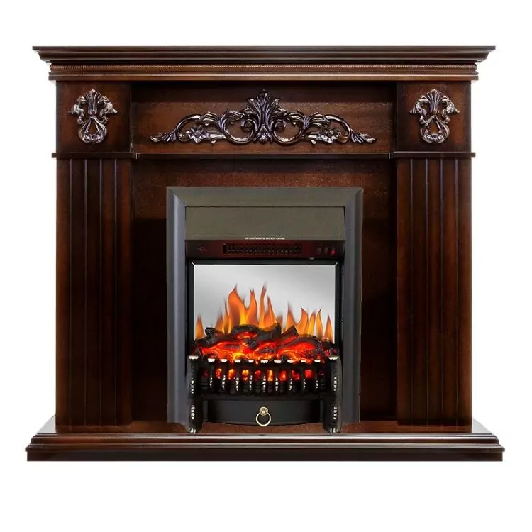 Электрокамин Royal Flame Provence - Коньяк с очагом Fobos FX M Black