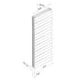 Royal Thermo PianoForte Tower Silver Satin Радиатор - 18 секц. 3