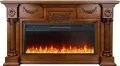 Электрокамин Royal Flame London - Орех с очагом Vision 42 LED 1