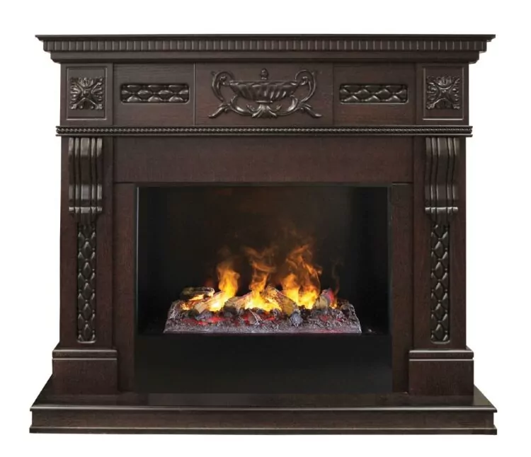 Камин электрический RealFlame Corsica Lux AO 3D Cassette 630 + Black вставка