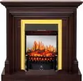 Электрокамин Royal Flame Bradford - Темный дуб с очагом Fobos FX M Brass 1