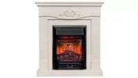 Камин электрический RealFlame JUNONA WT с очагом Majestic Lux Black