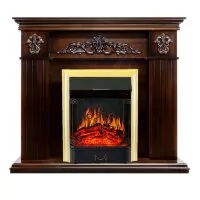 Каминокомплект Royal Flame Provence - Коньяк с очагом Majestic FX Brass