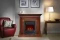 Электрокамин Royal Flame Bradford - Темный дуб с очагом Majestic FX Brass 3