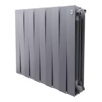 Royal Thermo PianoForte 500 Silver Satin 10 секций радиатор