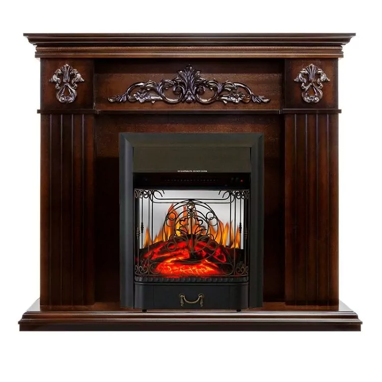 Электрокамин Royal Flame Provence - Коньяк с очагом Majestic FX M Black