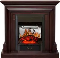 Каминокомплект Royal Flame Bradford - Темный дуб с очагом Majestic FX M Black