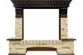 Электрокамин Dimplex Pierre Luxe - Темный дуб / Сланец с очагом Symphony 26'' DF2624-L 2