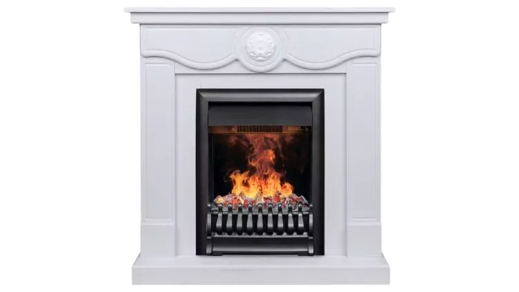 Камин электрический RealFlame Aurora WT c очагом 3D Oregan