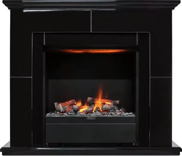 Электрокамин Dimplex Suite Black - Черный лак с очагом Albany