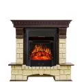 Электрокамин Royal Flame Pierre Luxe - Темный дуб / Шампань с очагом Majestic FX Black 1