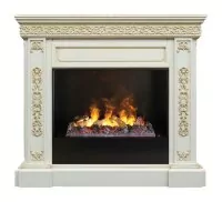 Камин электрический RealFlame Ekaterina WT 3D Cassette 630 + Black вставка