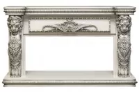 Портал Royal Flame Windsor 42 - Слоновая кость с темной патиной