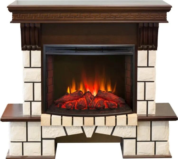 Камин электрический RealFlame Stone New 25 AO с Evrika 25,5