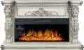 Электрокамин Royal Flame Windsor 42 - Слоновая кость с темной патиной с очагом Vision 42 LOG LED 1