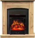 Каминокомплект Royal Flame Barcelona (разборный) - Дуб золотой с очагом Majestic FX Black 1