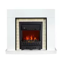 Каминокомплект Royal Flame Montana - Белый с очагом Aspen Black