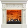 Электрокамин Dimplex Ampir - Слоновая кость с очагом Cassette 400 LNH-INT (с дровами) 1