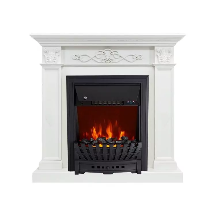 Электрокамин Royal Flame Verona - Белый дуб с очагом Aspen Black