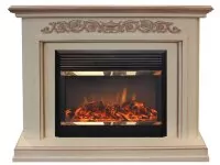 Камин электрический RealFlame Leticia 26 WT  с MoonBlaze Lux BL S