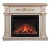 Камин электрический RealFlame Silvia 26 WT с очагом Moonblaze BL S