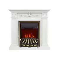 Каминокомплект Royal Flame Verona - Белый дуб с очагом Aspen Gold
