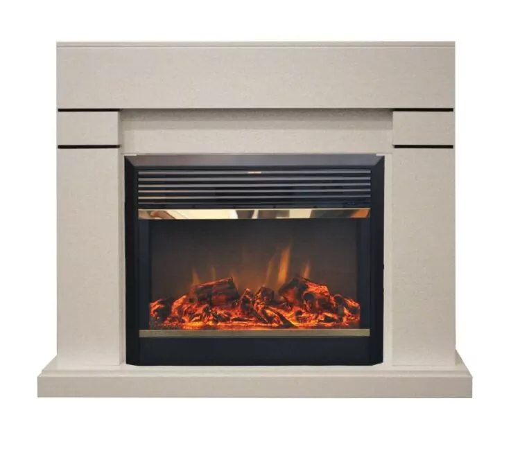 Камин электрический RealFlame Lindelse 26 WT с Moonblaze Lux BL S