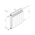 Royal Thermo BiLiner 500 Silver Satin Радиатор - 6 секц. 4