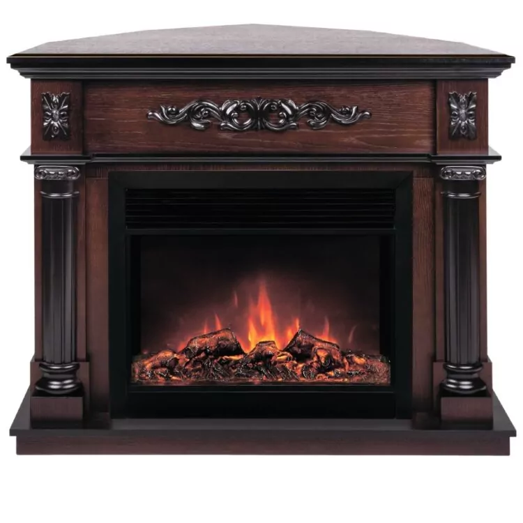 Камин электрический RealFlame Silvia Corner 26 AO c очагом Moonblaze LUX S BL