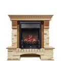 Электрокамин Royal Flame Pierre Luxe - Дуб / Сланец с очагом Fobos FX Black 1