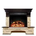 Электрокамин Royal Flame Pierre Luxe - Темный дуб / Сланец с очагом Jupiter FX New 1
