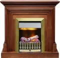 Электрокамин Dimplex Bradford - Орех с очагом Danville Antique Brass FB2 1