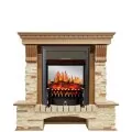 Электрокамин Royal Flame Pierre Luxe - Дуб / Сланец с очагом Fobos FX M Black 1