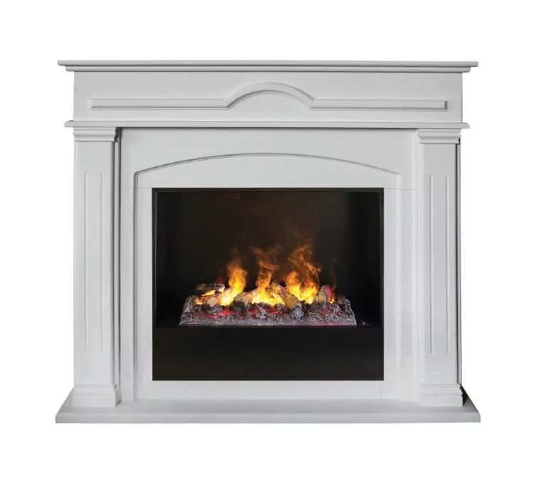 Камин электрический RealFlame Mirra 26 WT 3D Cassette 630 + Black вставка