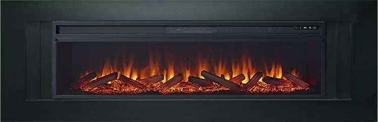 Электрокамин Royal Flame Line 60 - Черный с очагом Vision 60 LOG LED