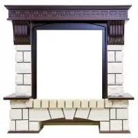Портал универсальный Dimplex Pierre Luxe Symphony 2608/Symphony 2624L камень белый/венге