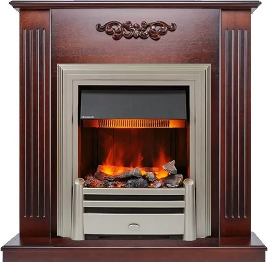 Электрокамин Dimplex Lumsden - Махагон коричневый антик с очагом Chesford