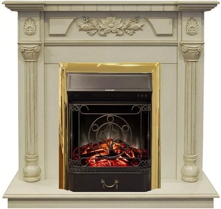 Камин электрический RealFlame Dacota WT с Majestic Lux BR S