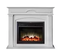 Камин электрический RealFlame Mirra 26 WT с MoonBlaze S LUX BL