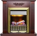 Электрокамин Dimplex Lumsden - Махагон коричневый антик с очагом Danville Antique Brass FB2 1