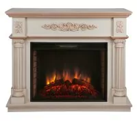 Камин электрический RealFlame Silvia 26 WT с очагом Epsilon 26 SIR