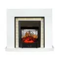 Электрокамин Royal Flame Montana - Белый с очагом Majestic FX M Black 1