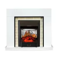 Каминокомплект Royal Flame Montana - Белый с очагом Majestic FX M Black